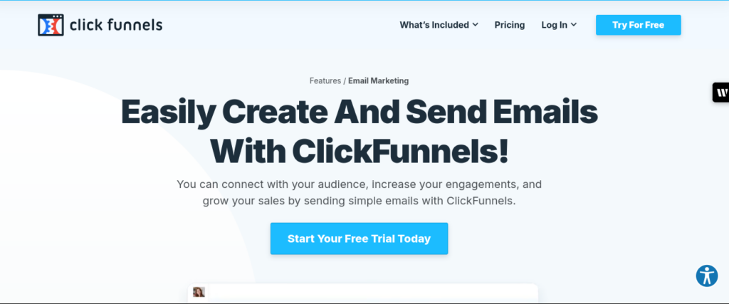 Clickfunnels email